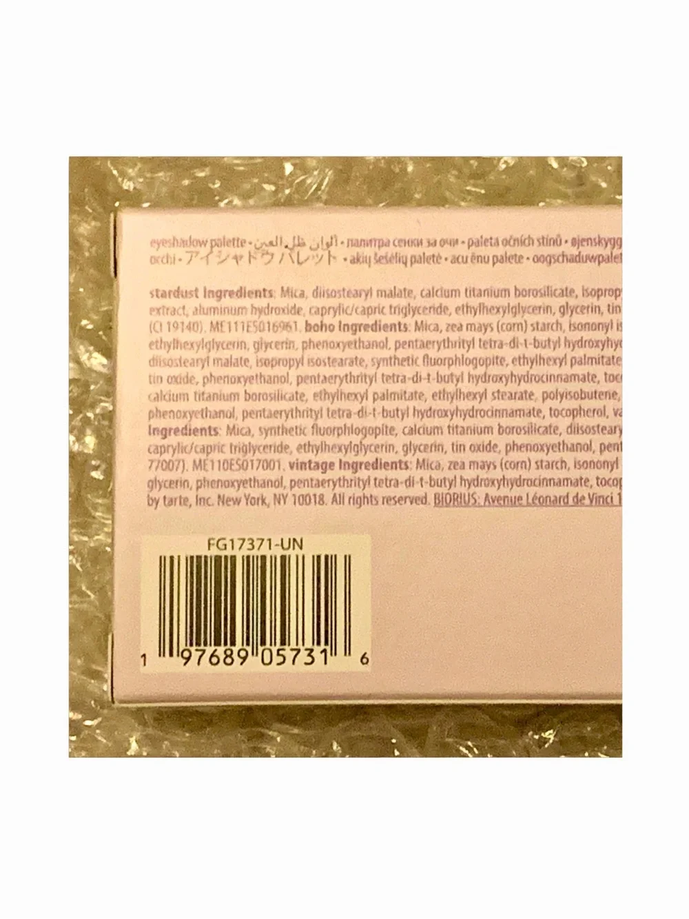TARTE Amazonian Clay Flower Power Eyeshadow Palette - 6 Shades NIB